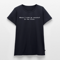 Where I hide my secrets? In the frunk. - Frauen Premium T-Shirt - Navy