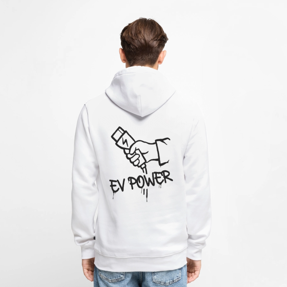 EV POWER Männer Premium Hoodie - Weiß