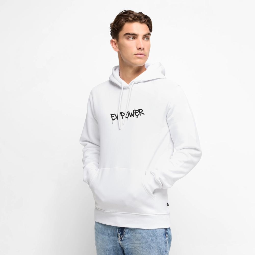 EV POWER Männer Premium Hoodie - Weiß