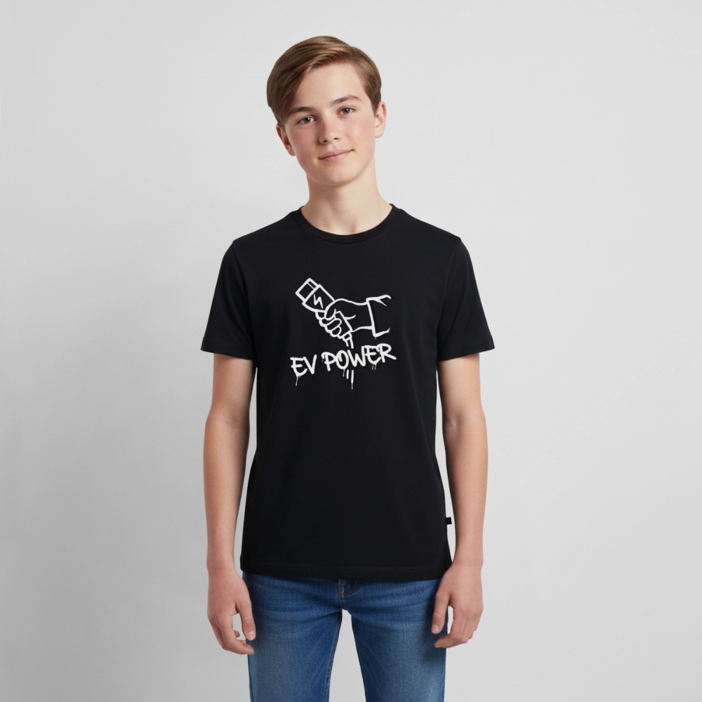 EV POWER Teenager Premium T-Shirt - Schwarz