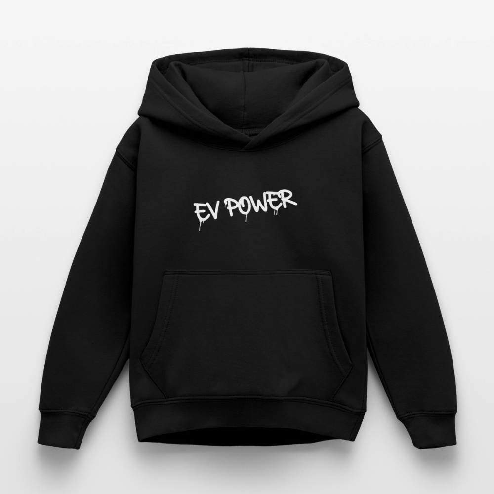 EV POWER Kinder Hoodie - Schwarz