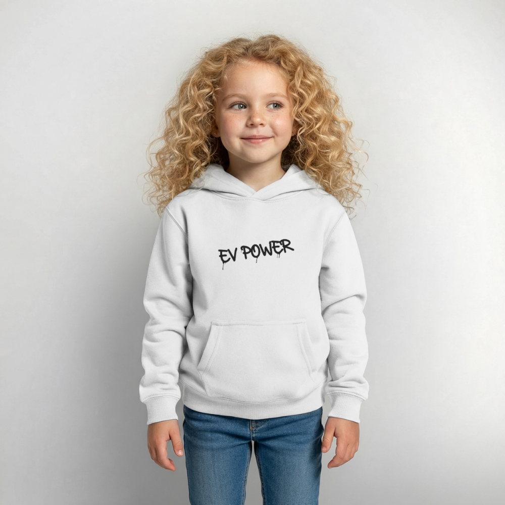 EV POWER Kinder Hoodie - Weiß