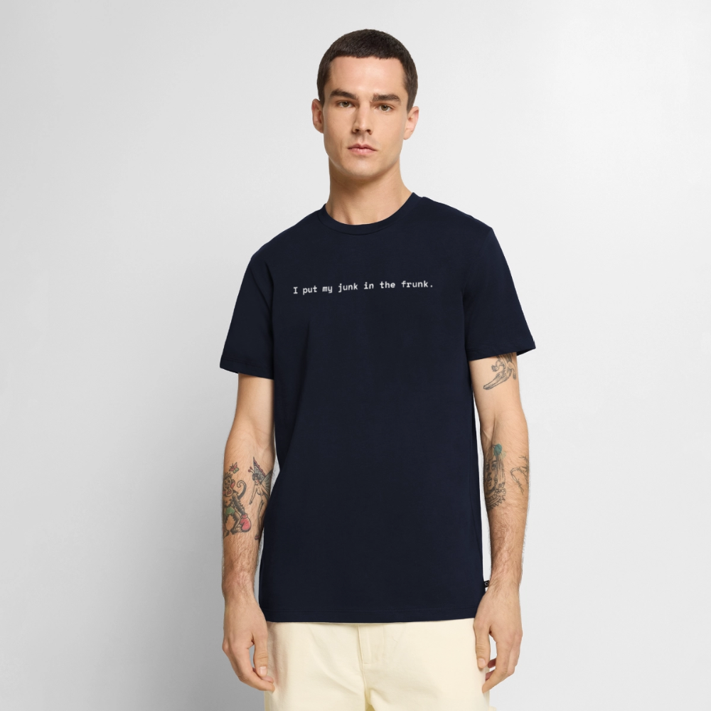 I put my junk in the frunk. - Männer Premium T-Shirt - Navy