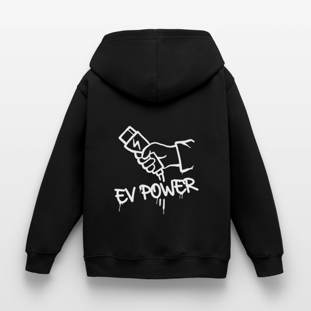EV POWER Kinder Hoodie - Schwarz